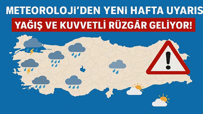 Yağış ve Kuvvetli Rüzgâr Geliyor!