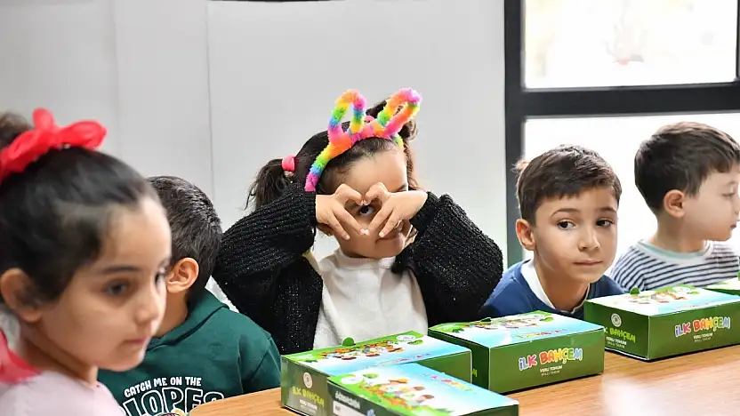 Yeşilyurt'ta çocuklar tarım sevgisi ile büyüyor