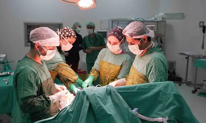 2 kilogramı aşan dev tümör başarıyla çıkarıldı