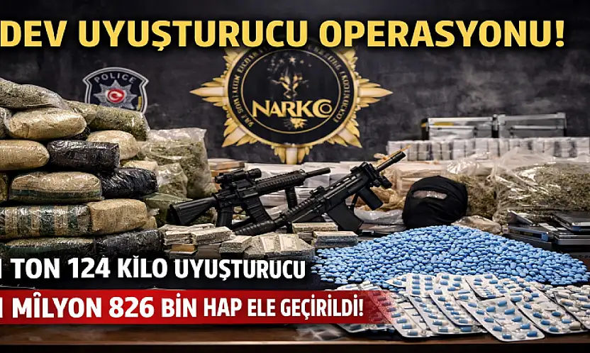 24 İlde Uyuşturucu Satıcılarına Büyük Darbe