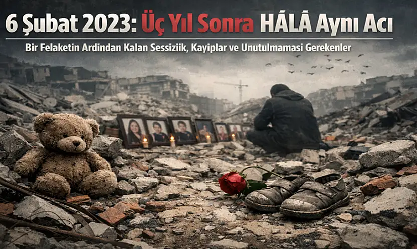 6 Şubat 2023: Üç Yıl Sonra Hâlâ Aynı Acı