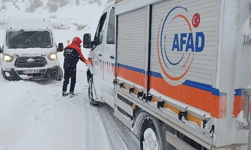 AFAD, 28 ilde çığ riskine karşı uyardı