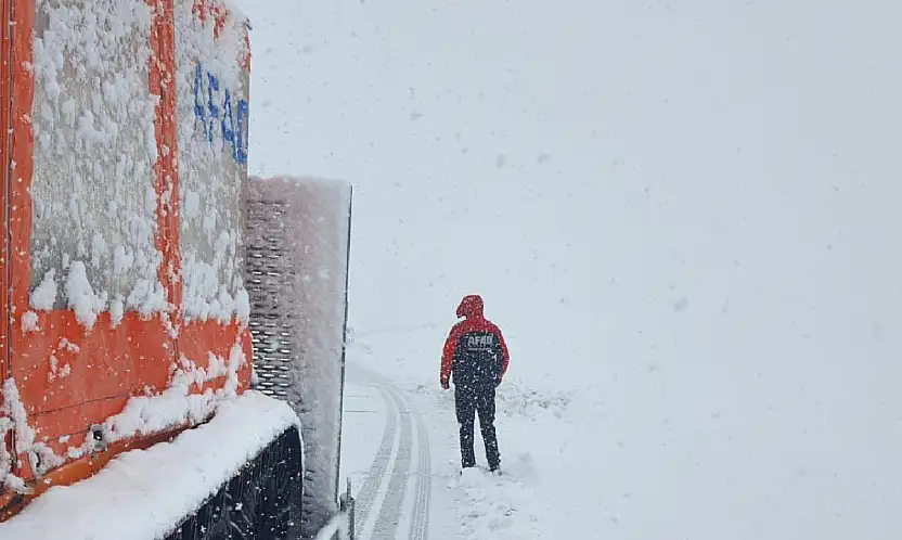 AFAD: Yoğun kar yağışında 22 bin 813 personel görev aldı