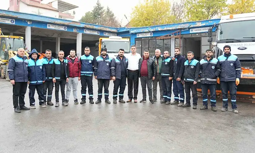 Battalgazi Belediyesi karla mücadele için teyakkuza geçti