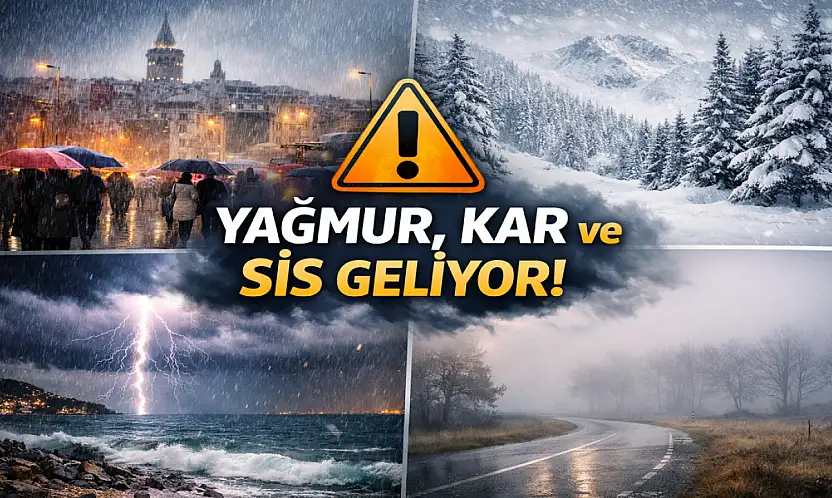 Birçok İlde Yağmur, Yükseklerde Kar Geliyor