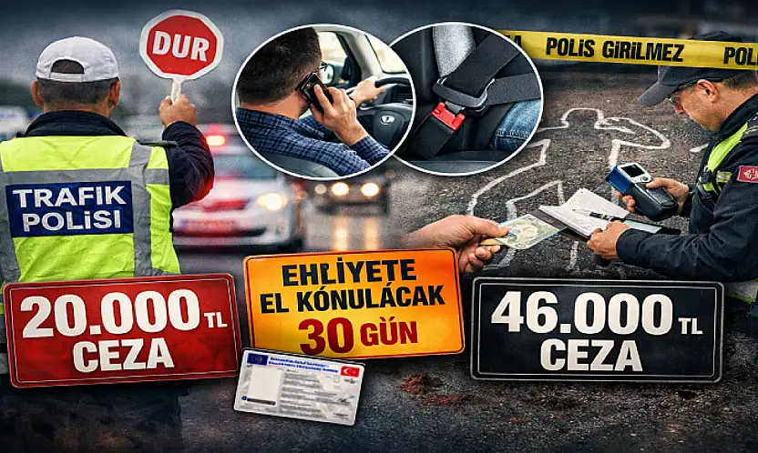 Cep Telefonu Kullanan Sürücüye 20 Bin TL Ceza Geliyor