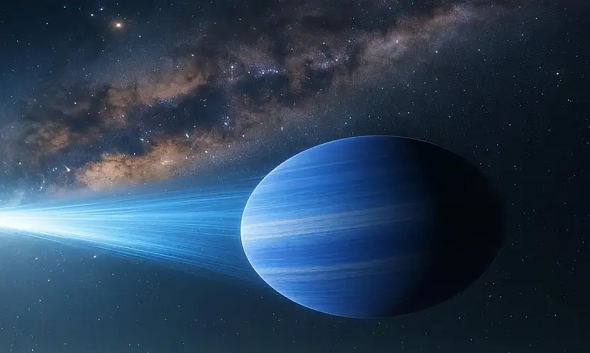 Galakside yalnız bir gezegen