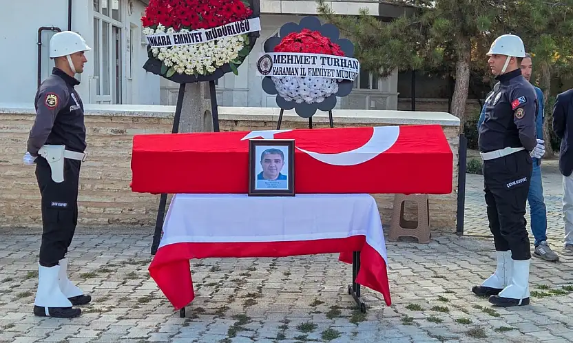 Kalbine yenik düşen polis memuru son yolculuğuna uğurlandı