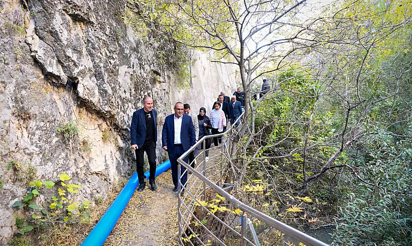 Kanyondan gelen suyla Darende'de yeni dönem başlıyor!