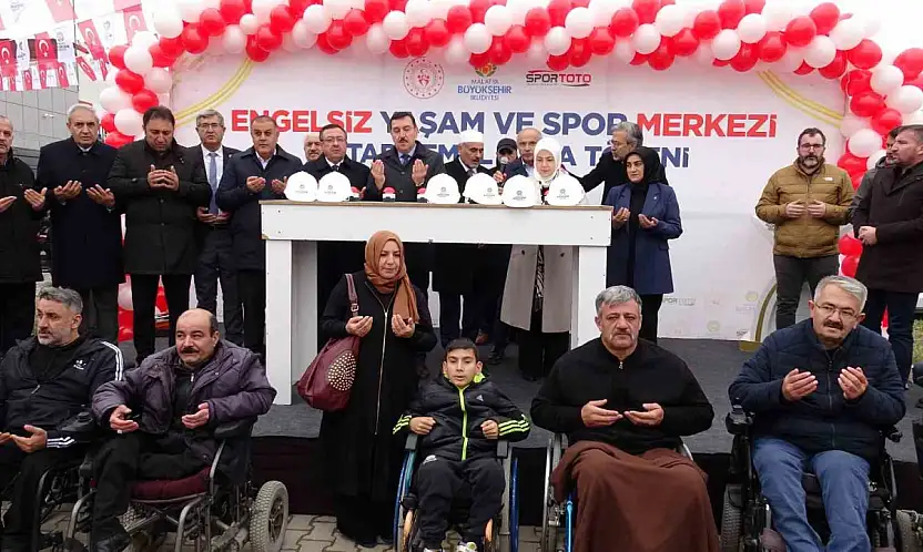 Malatya'da 'Engelsiz Yaşam ve Spor Merkezi' 2. etabının temeli atıldı
