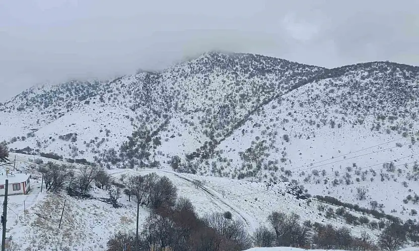 Malatya'da kırsal kesimlerde kar etkili oluyor