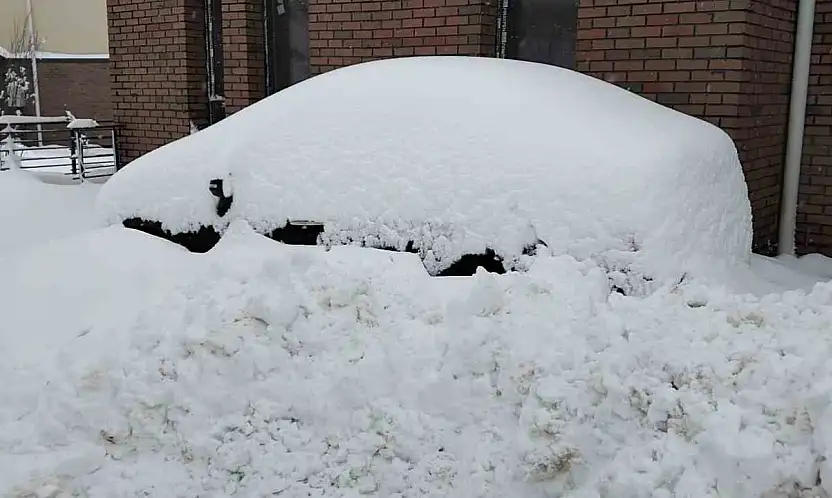 Malatya'da kırsal kesimlerde kar yağışı etkili oluyor
