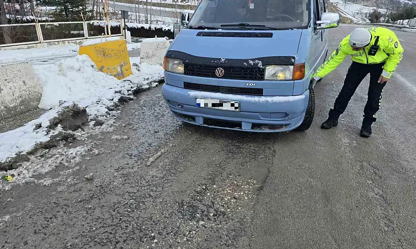 Malatya'da kış lastiği denetimleri artırıldı