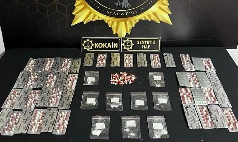 Malatya'da uyuşturucu operasyonu: 3 tutuklama