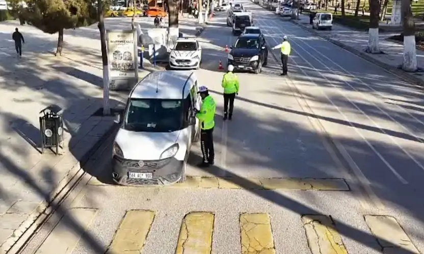 Malatya'da Yaya Geçidi İhlaline Ceza Yağdı