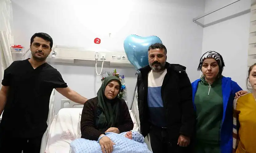 Malatya'da yeni yılın ilk bebeği dünyaya geldi