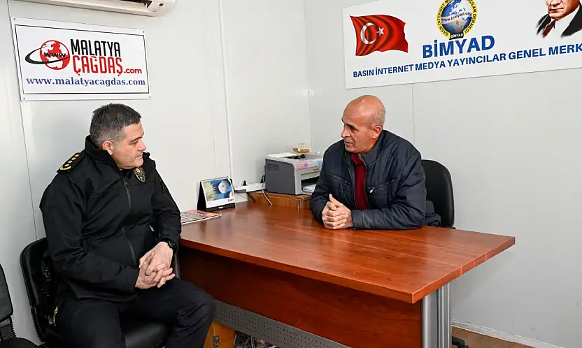 Malatya İl Emniyet Müdürü Kayhan Ay'dan BİMYAD Genel Merkezi'ne Ziyaret