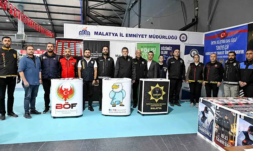 Malatya Kitap Fuarı'nda Emniyet'ten bilgilendirme standı