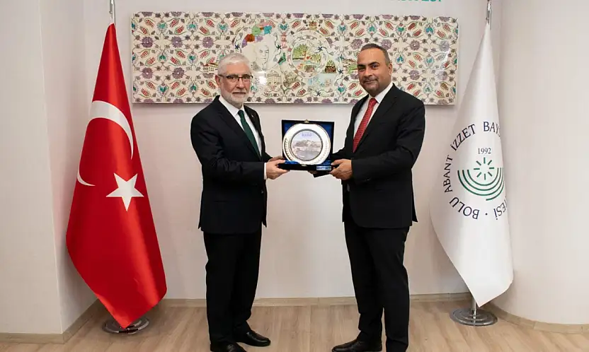 Rektör Akkaya'dan Bolu Abant İzzet Baysal Üniversitesi Rektörü Yiğit'e Ziyaret