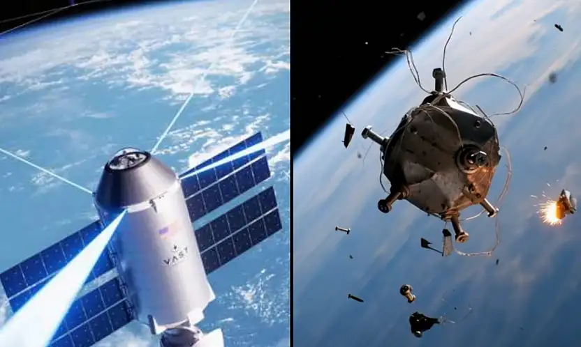 SpaceX: Starlink uydularından biri yörüngede patladı
