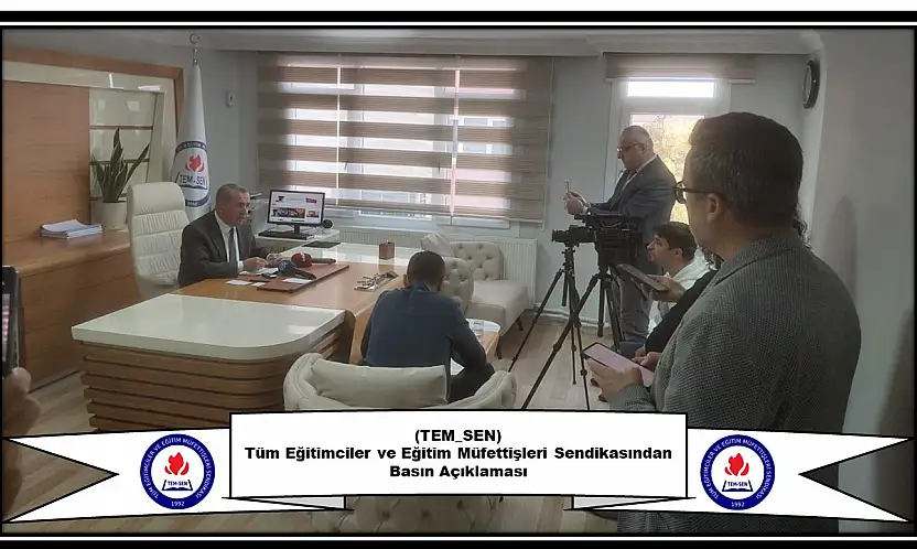 Tüm Eğitimciler ve Eğitim Müfettişleri Sendikasından Basın Açıklaması