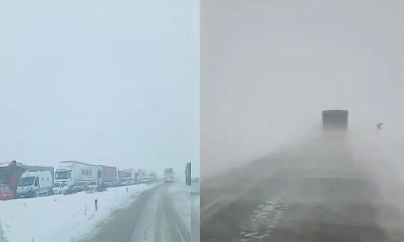 Ulaşıma Kar Engeli: Sivas-Malatya Kara Yolu Trafiğe Kapatıldı