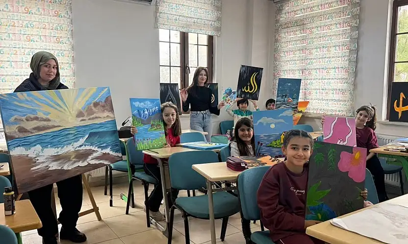 Yeşilyurt Belediyesi'nden çocuklara sanat dolu bir yolculuk